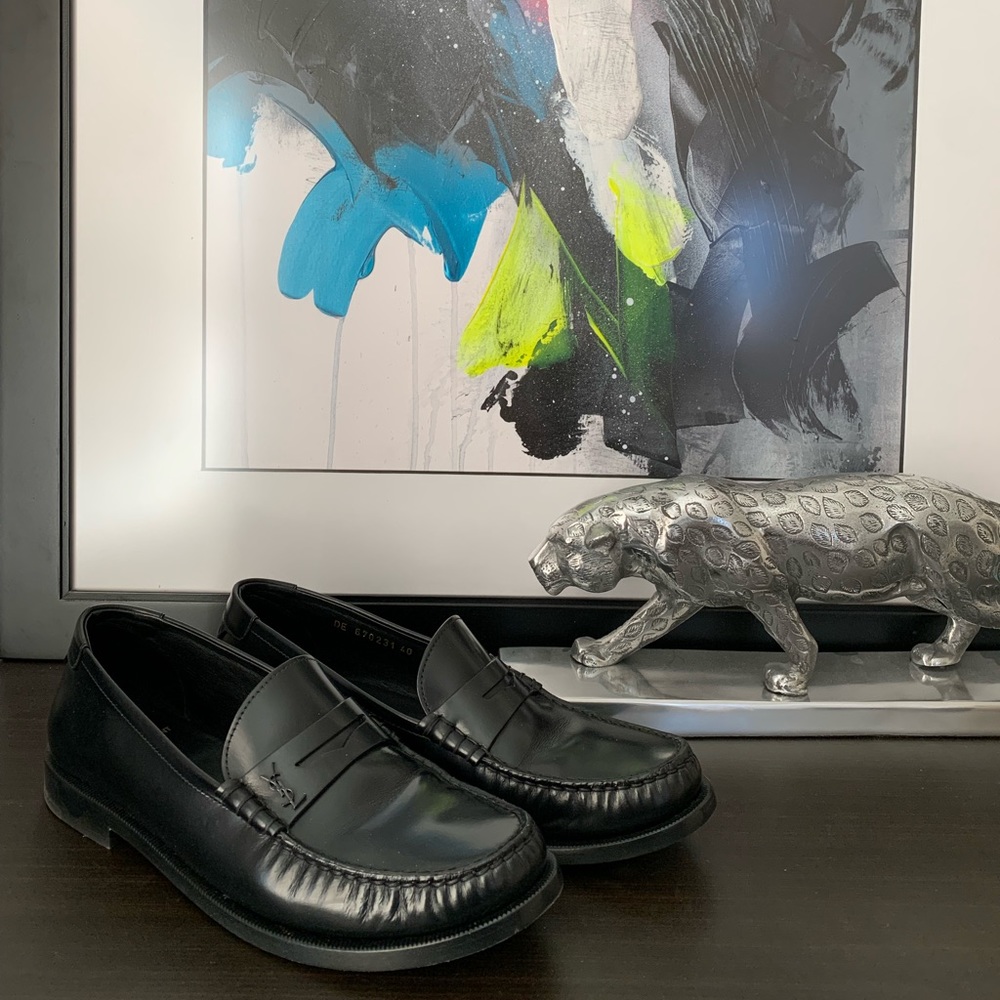 Saint Laurent S/S 22’ Penny Loafer in Smooth Leather size 40